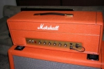 Marshall 1987 Plexi Custom Orange Tolex Stack - 3