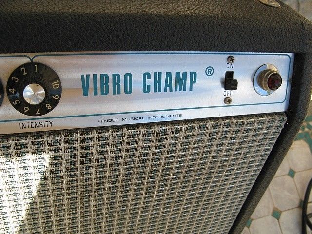 Fender vibro champ amp serial number