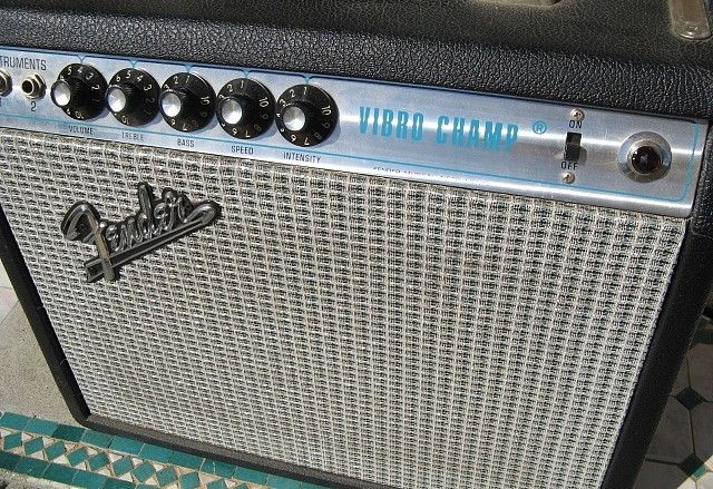 Fender vibro champ amp serial number