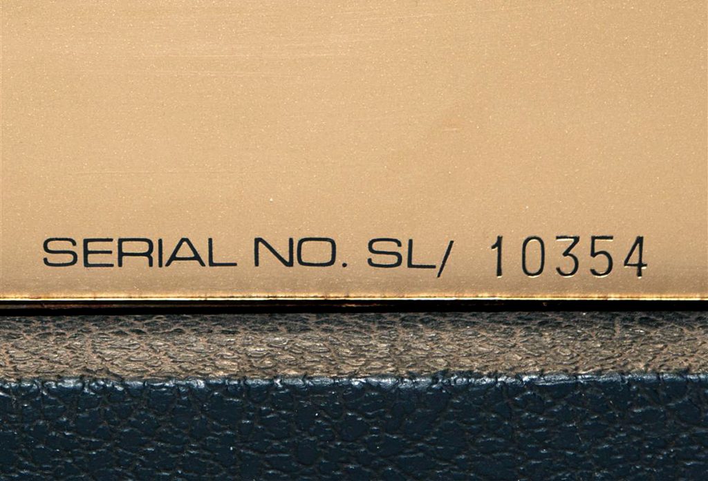 dating marshall cabinets by serial number